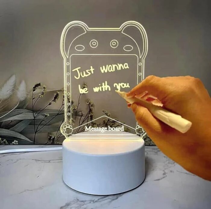 Writing Note Board Lamp