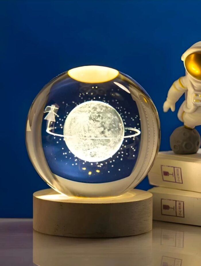 Crystal Moon Fairy Lamp